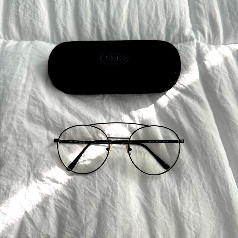 See Eyewear Prescription Metal Frames With Case